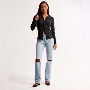 Abercrombie mid rise jeans